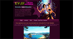 Desktop Screenshot of evjf-sansebastian.com