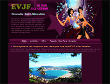 Tablet Screenshot of evjf-sansebastian.com